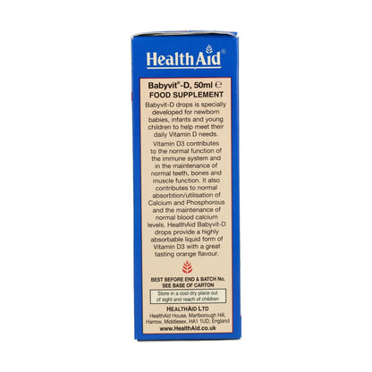 Babyvit D Gotas 50 Ml Health Aid