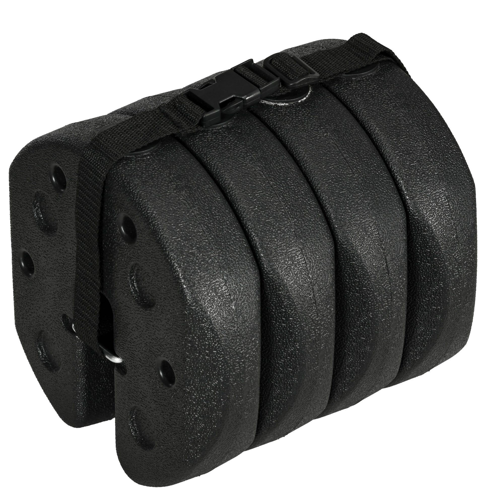 Outsunny Pack De 4 Pesos Para Carpas Plegables Rellenados Con Cemento Negro_4
