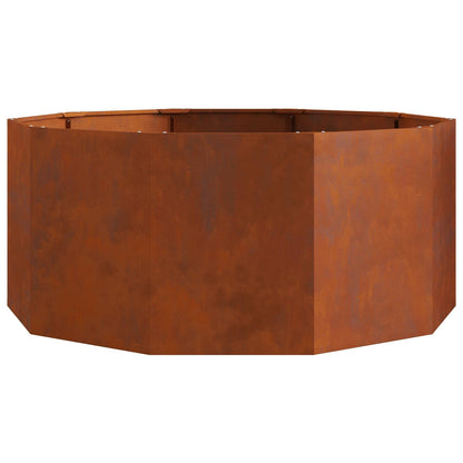 Jardinera Oxidado 120 X 120 X 50 Cm Acero Autopatinable_4