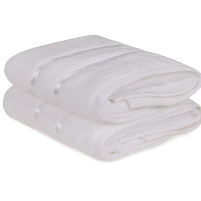 Juego De Toallas De Mano (2 Piezas) Blanco