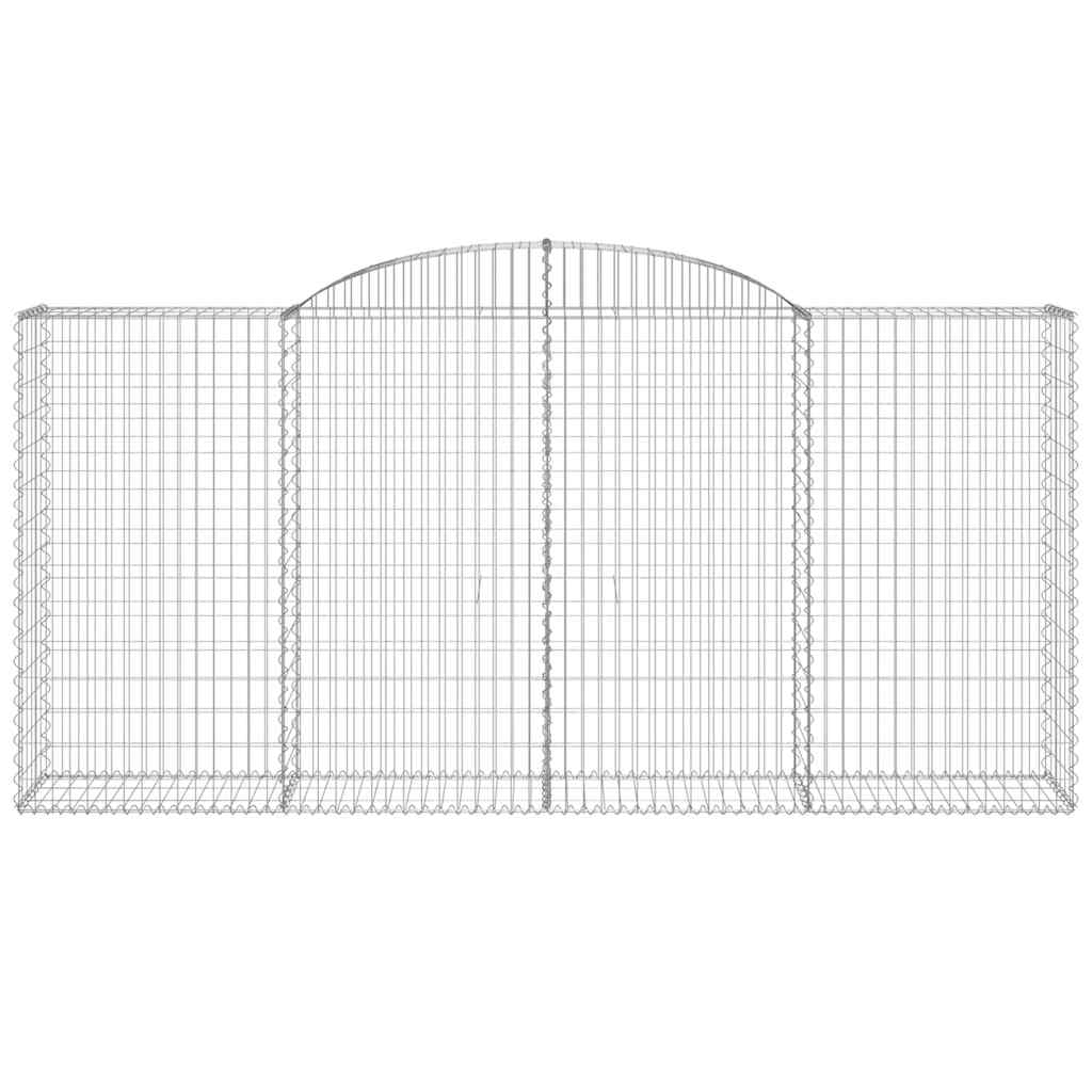 Cestas Gaviones 13 Uds Forma De Arco Hierro 300x50x140/160 Cm_3