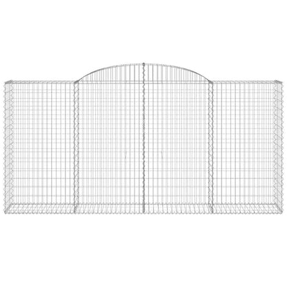 Cestas Gaviones 13 Uds Forma De Arco Hierro 300x50x140/160 Cm_3