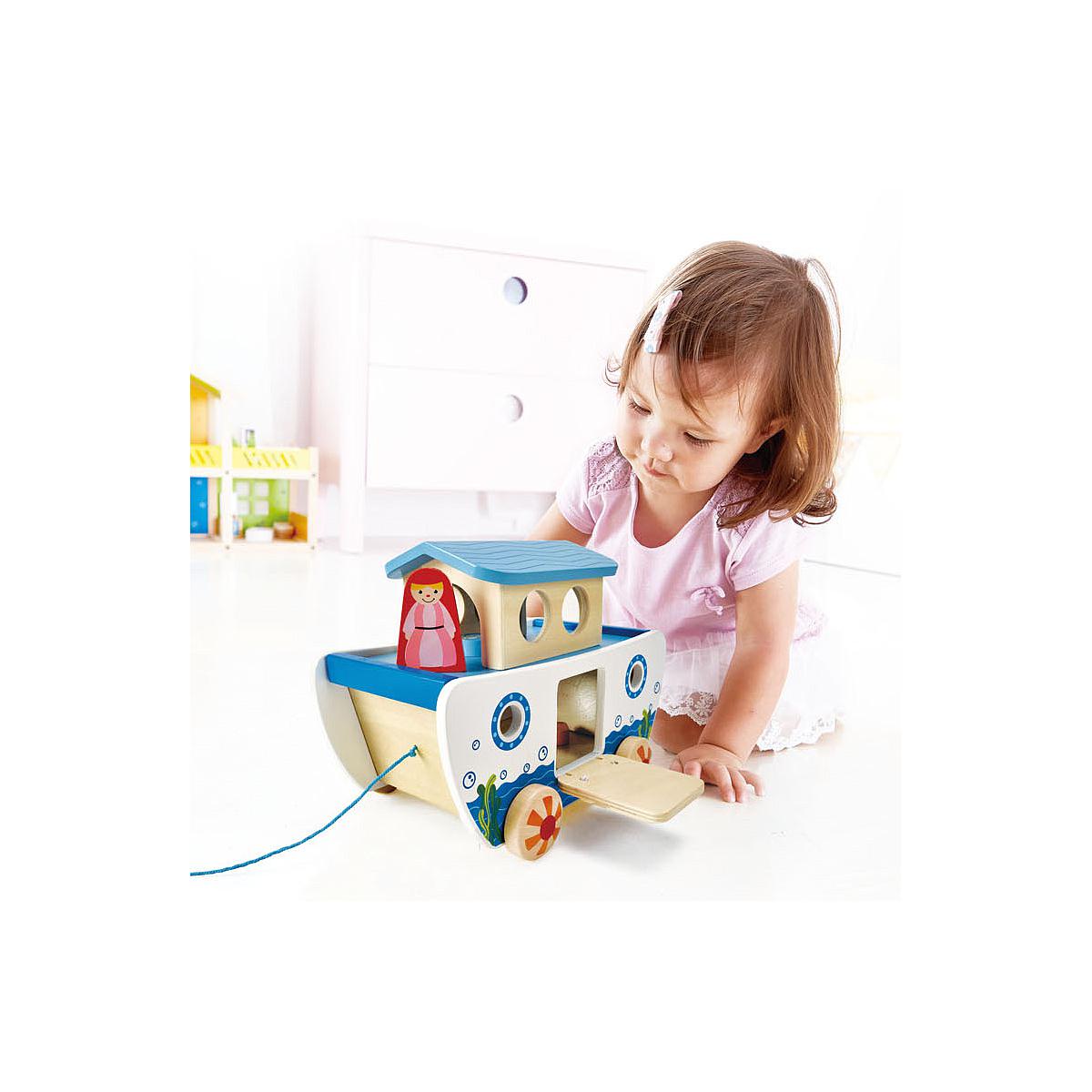 Juego Arrastre Arca Noe Pull Along Noah's Ark Hape_2