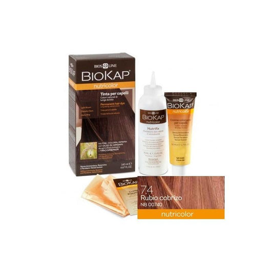 Tinte Rojo Cobrizo Dye 7.4 Biokap 140 ml