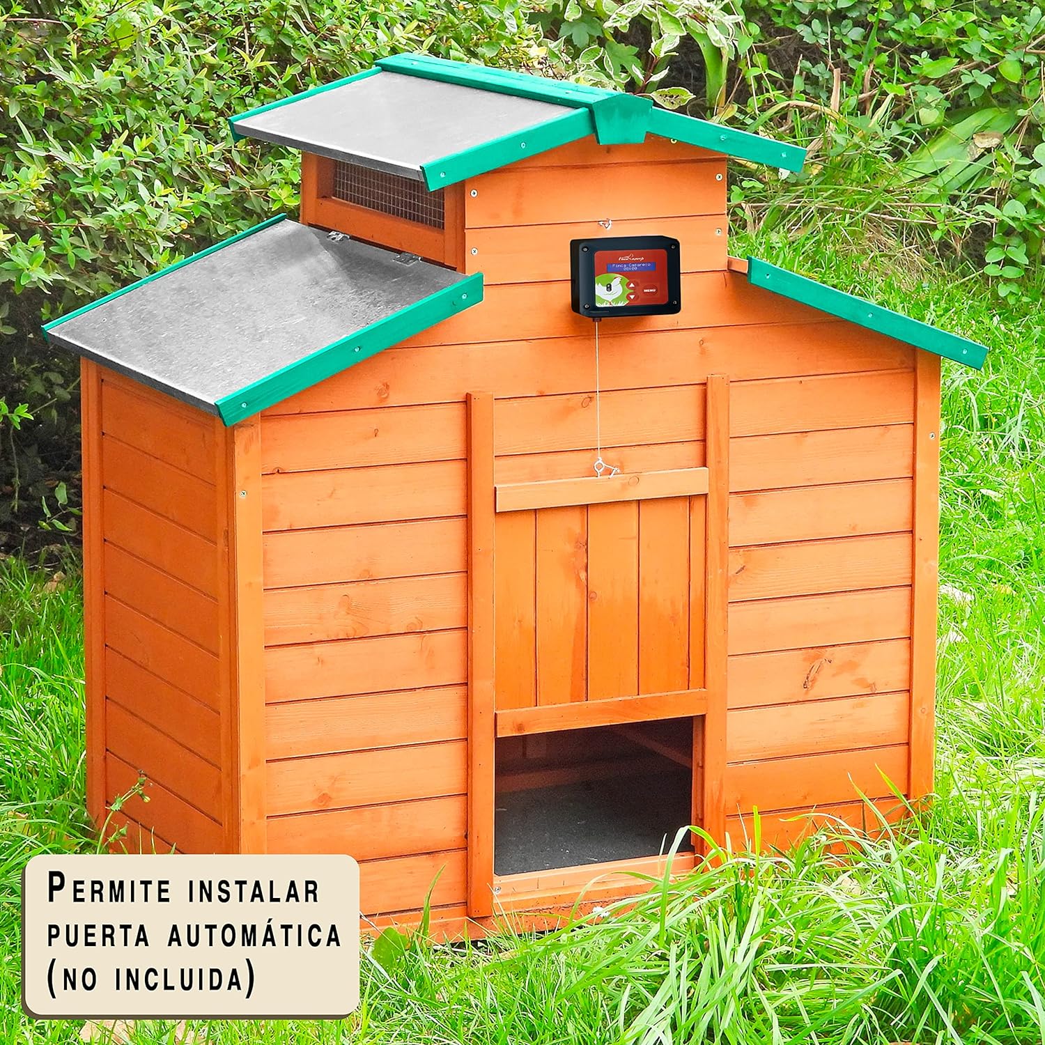 Gallinero Halifax Para 3-4 Gallinas de madera, bandeja extraíble_3