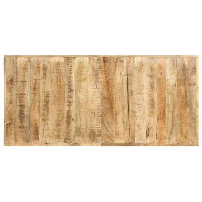 Mesa De Bar Madera Maciza De Mango Rugosa 150x70x107 Cm_2