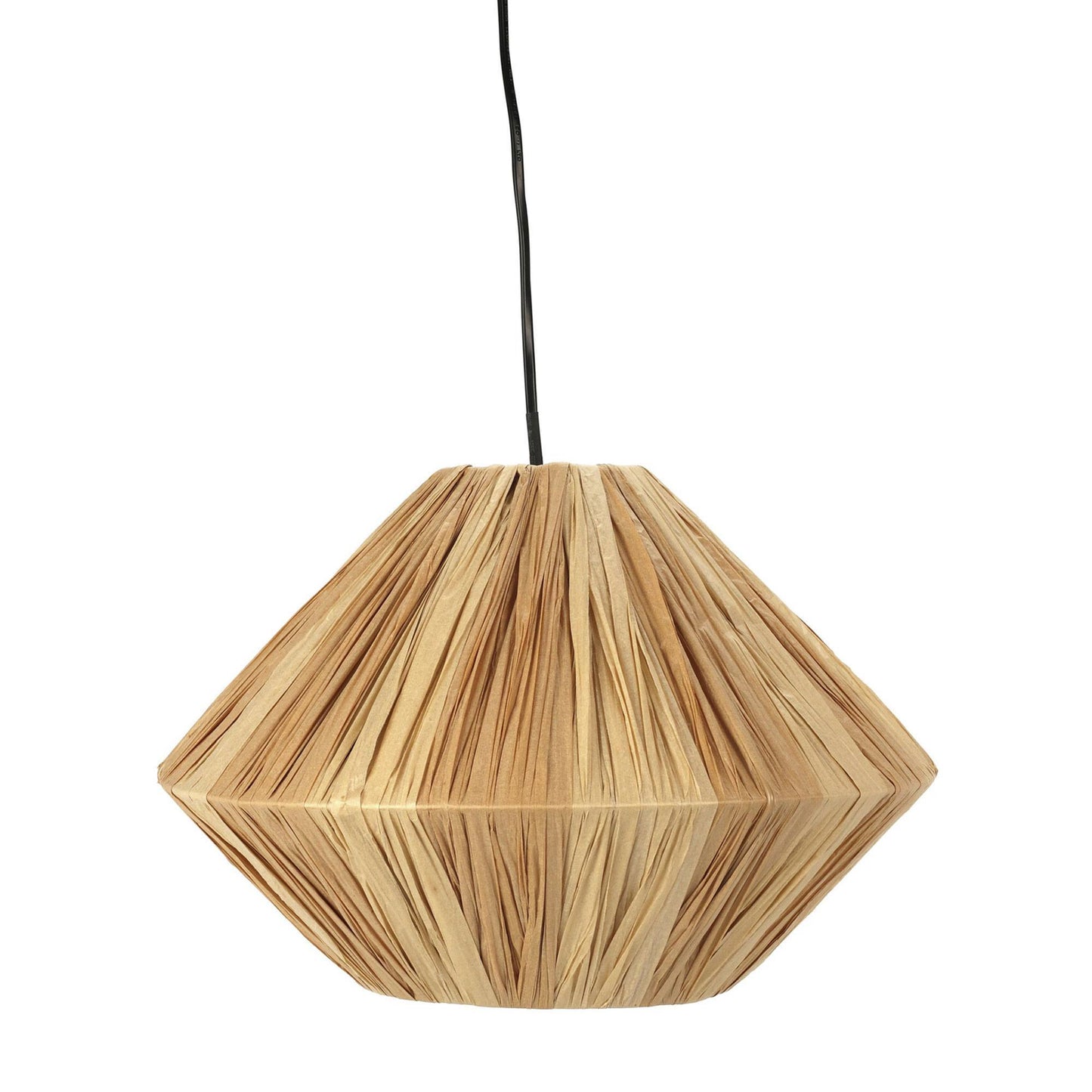 Well Home Lámpara Colgante De Papel Tejido Ø33x24,5cm_0