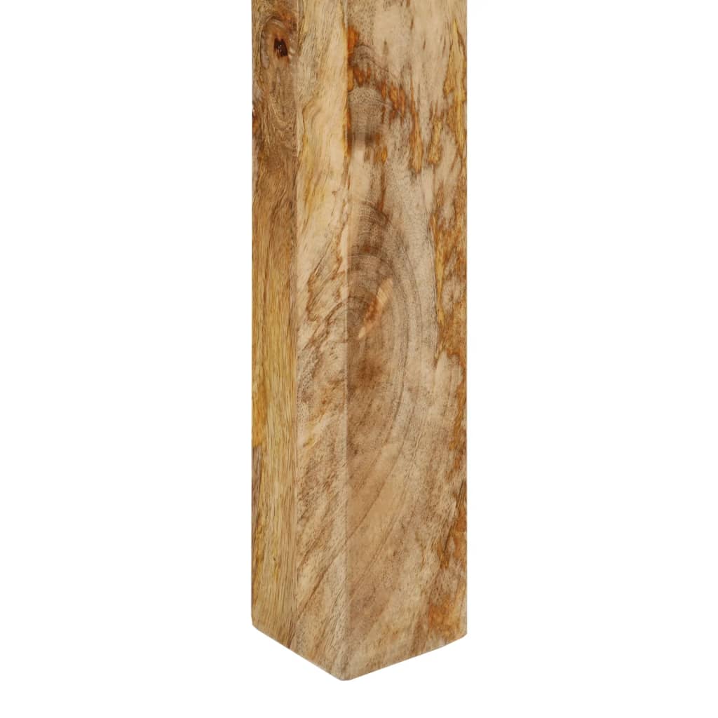 Mesa Alta De Bar Madera Maciza De Mango 112x55x108 Cm_4