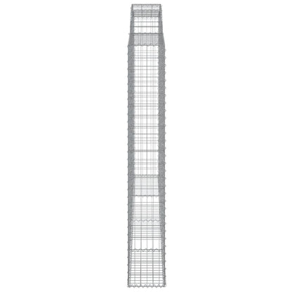 Cestas De Gaviones 5 Uds Forma De Arco Hierro 300x30x200/220 Cm_4