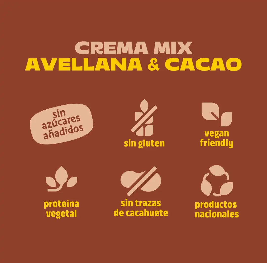 Pack crema de avellanas y cacao 6 uds The Nut Club 1200g_5
