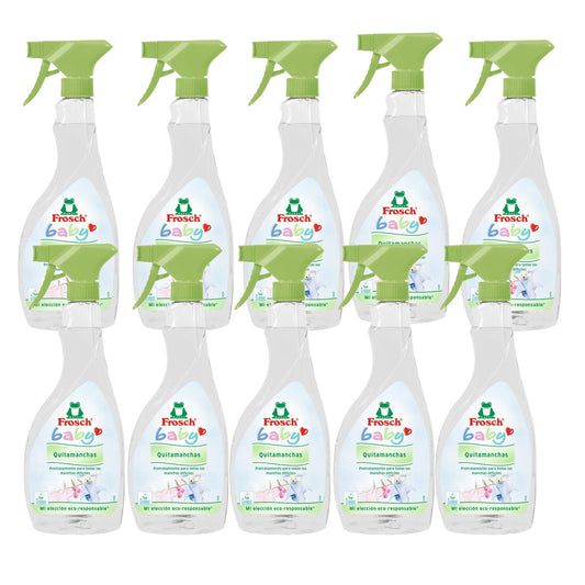 Pack 10x Baby quitamanchas Frosch 500 ml