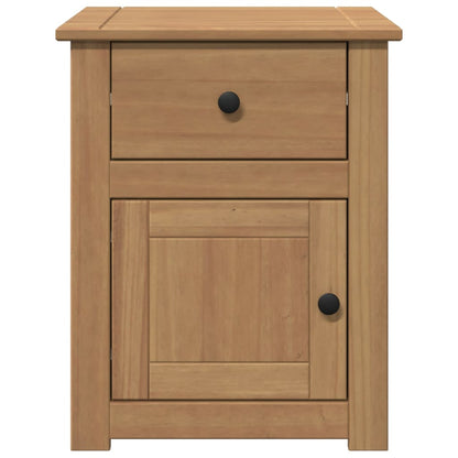 Mesita De Noche Panama Madera Maciza De Pino 46x40x57 Cm_2