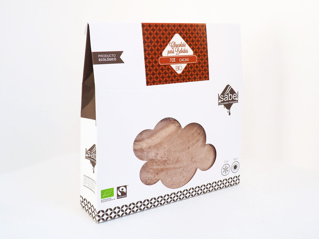 Chocolate Bio para preparar bebidas (calientes y frías) 70% cacao._0