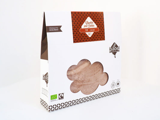 Chocolate Bio para preparar bebidas (calientes y frías) 70% cacao._0