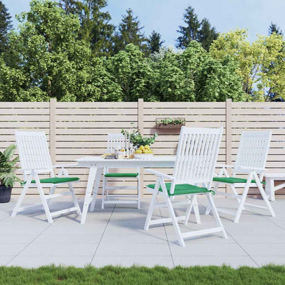 Vidaxl Cojines De Silla De Jardín 4 Uds Tela Verde 40x40x3 Cm_1