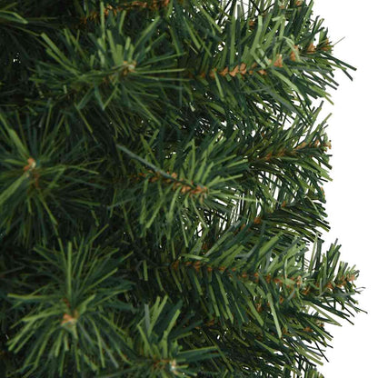 Vidaxl Árbol De Navidad Artificial Delgado Y Soporte Pvc Verde 120 Cm_4