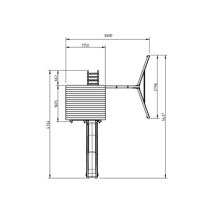 Parque Infantil Masgames Beach Hut Xl Con Columpio Individual._4