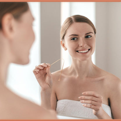 Raspador de lengua de cobre Arista ayurveda