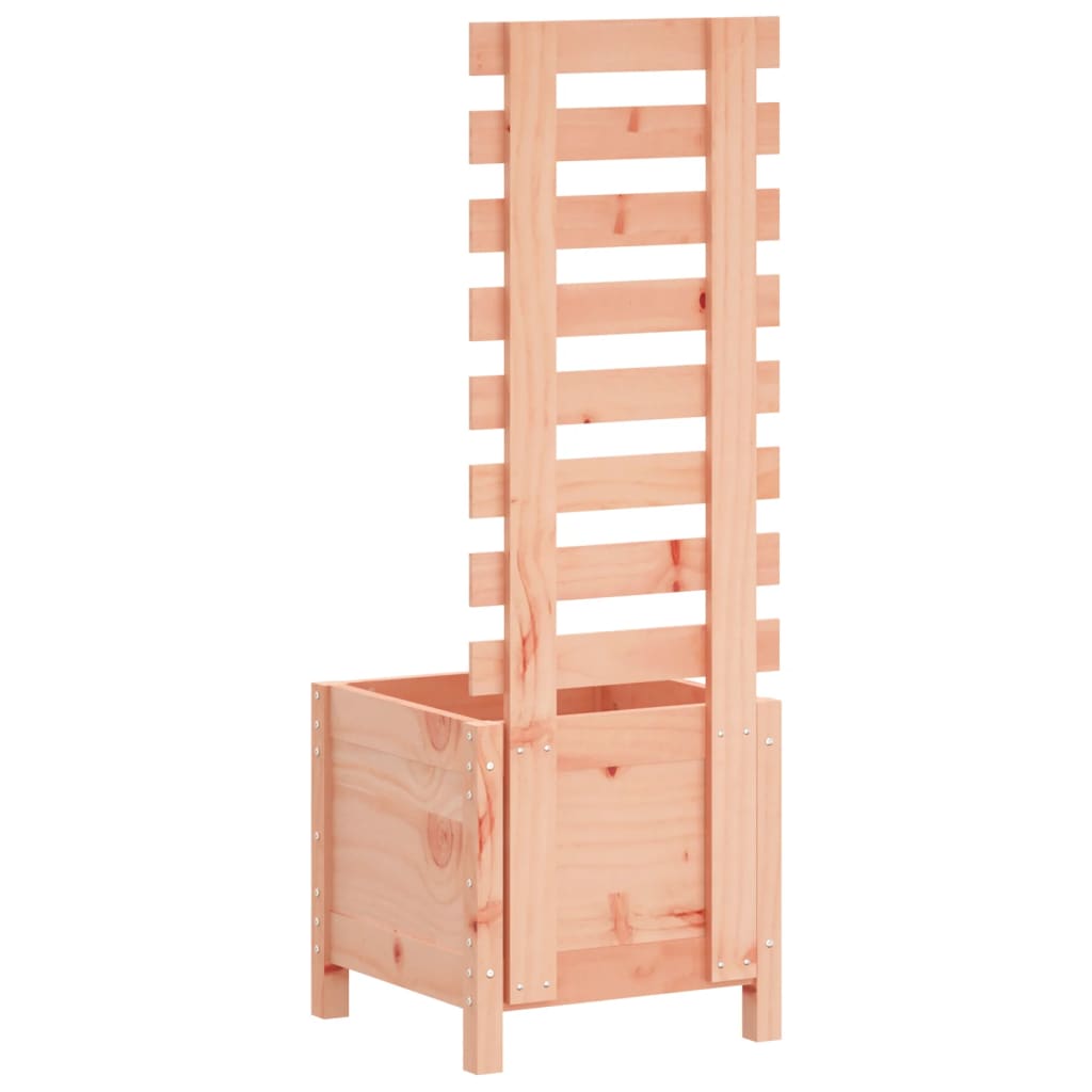 Jardinera Con Estantería Madera Maciza Douglas 39x39,5x114 Cm_3