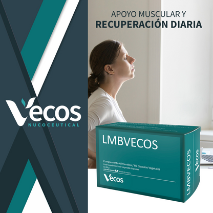 Lmb Vecos 60 Cápsulas | Dolor Lumbar Y Molestias Nerviosas | Con Ácido R-lipoico, Harpagofito Y Cúrcuma_1