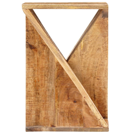 Mesa Auxiliar De Madera Maciza De Mango 35x35x55 Cm_0