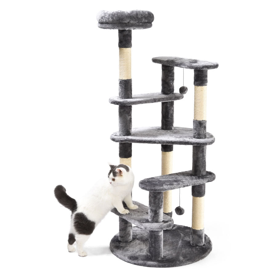 Wuapu Rascador Gato Seven Gris_0