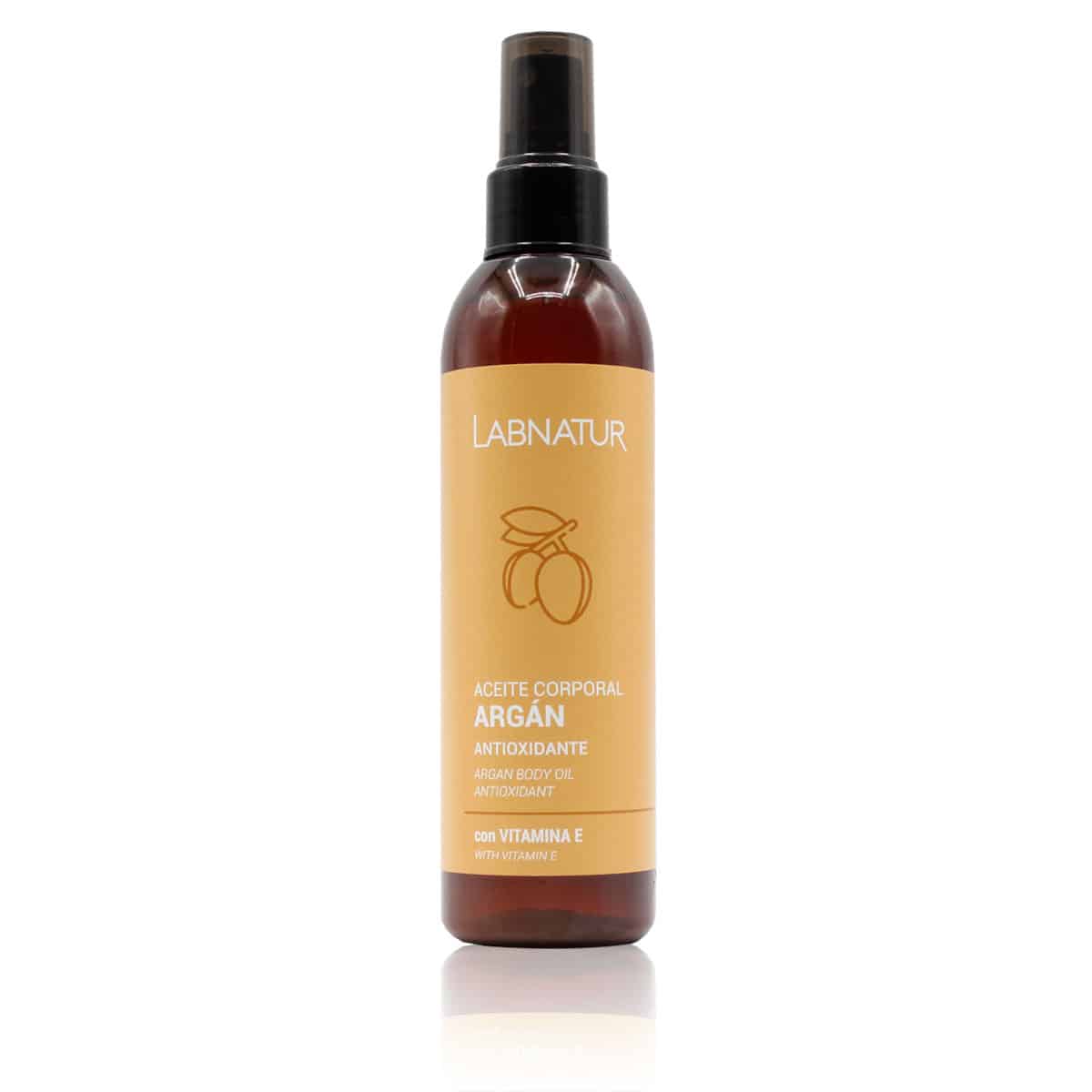 Aceite Corporal De Argán Labnatur | Nutrición Y Elasticidad De La Piel | Cuidado Antiedad | Suavidad Y Brillo | 200 Ml_0