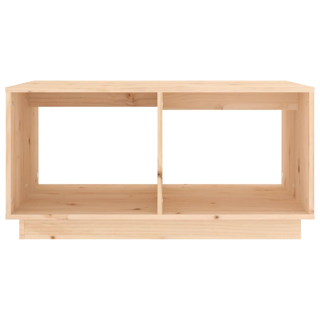 Mesa De Centro De Madera Maciza De Pino 80x50x40 Cm_3