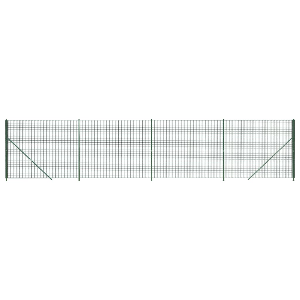 Cerca De Alambre Con Brida Verde 1,6x10 M / Vetonek_0