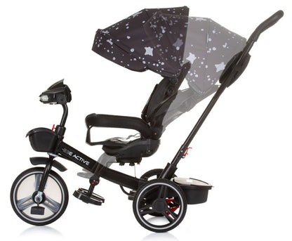 Triciclo Con Capota Y Mango Parental Be Active Obsidian_2