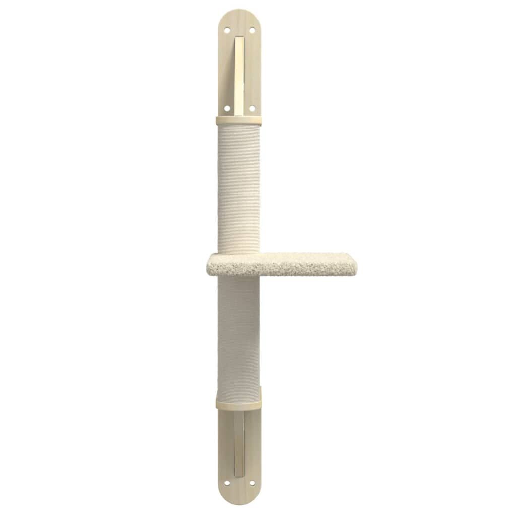 Vidaxl Árbol Rascador Para Gatos De Pared Crema 85,5 Cm_3