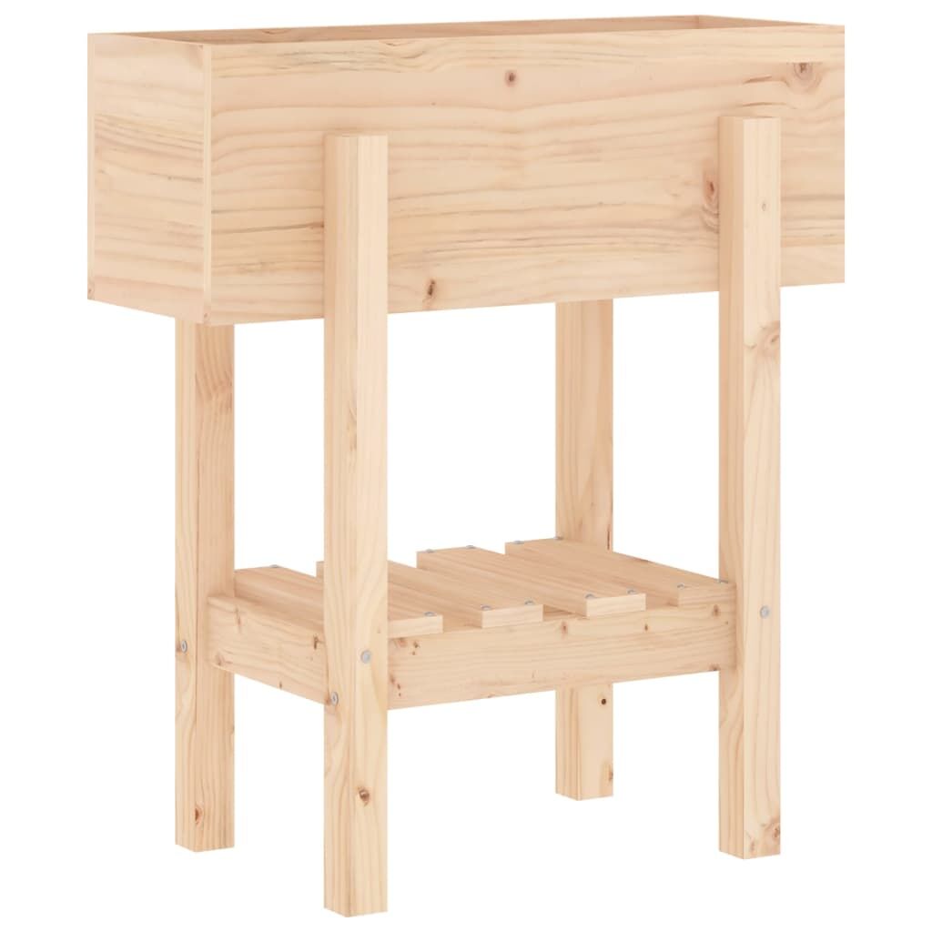 Vidaxl Jardinera Madera Maciza De Pino 62x30x69 Cm_3