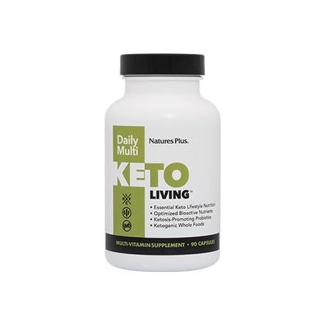 Keto living daily multi, Nature's plus 90 caps.
