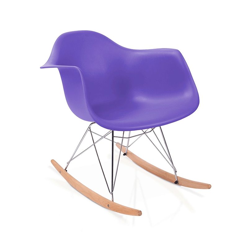 Silla Mecedora Rocker Pvc, Lila, 40 X 65 X 69cm_0