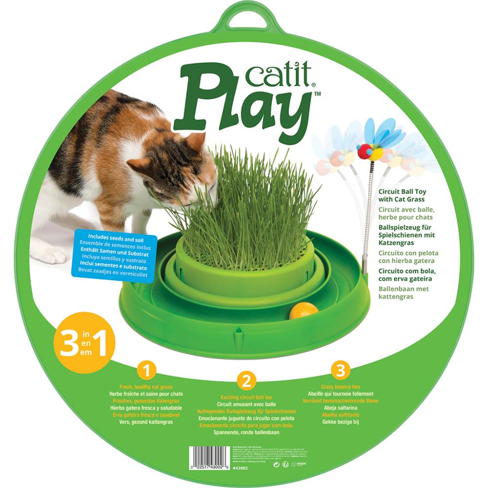 Juguete circuito germinador para gatos Play Catit