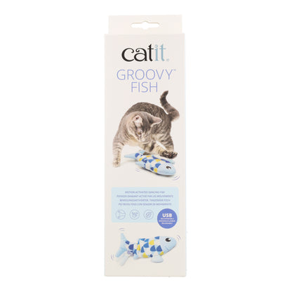 Juguete para gatos Groovy Pez azul Catit