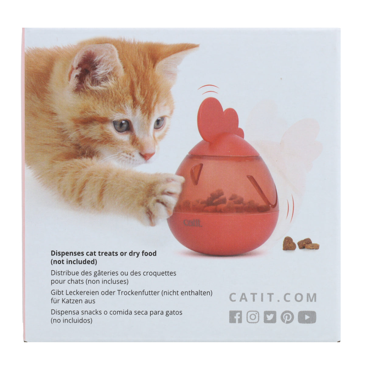 Dispensador de snacks para gatos PIXI Gallo Catit