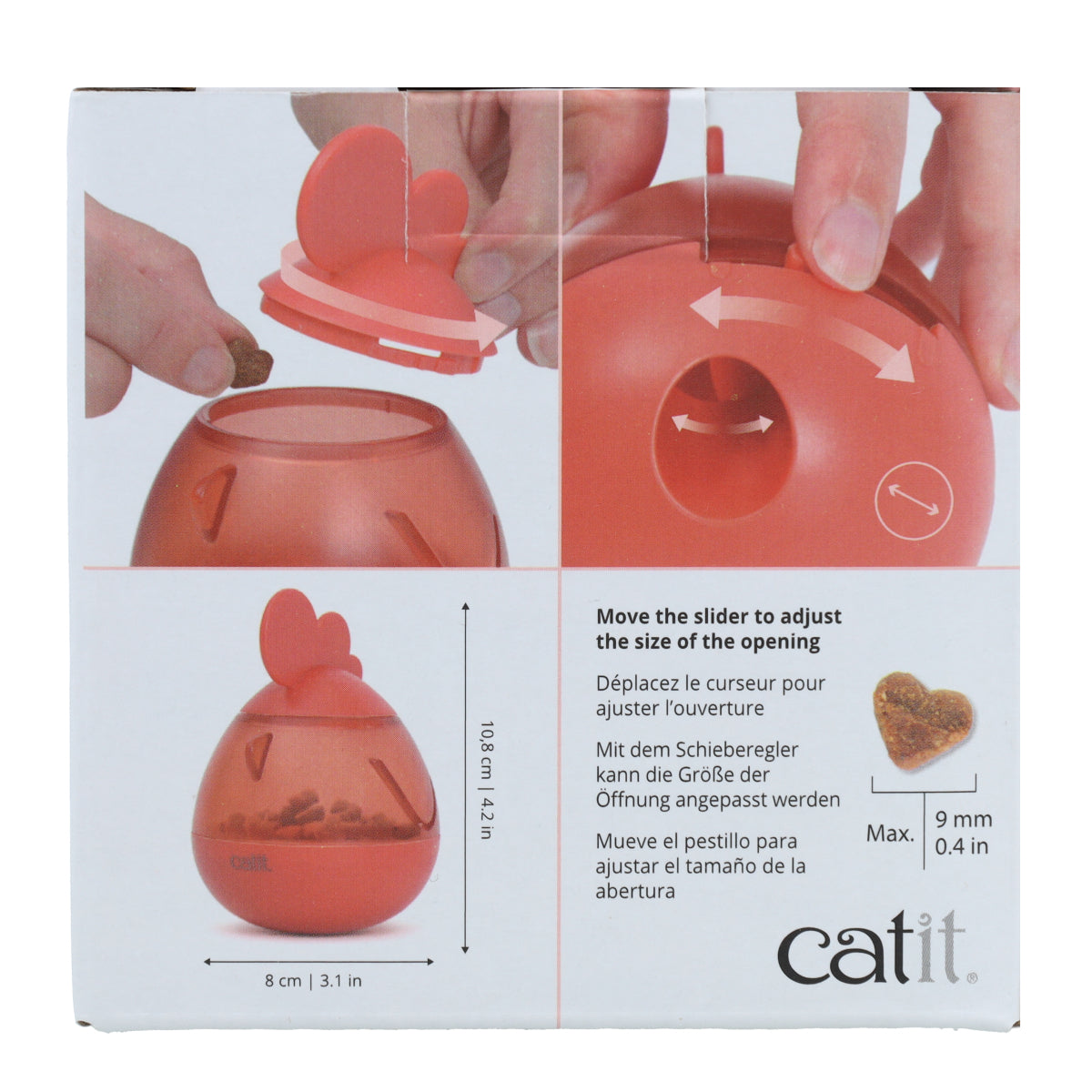 Dispensador de snacks para gatos PIXI Gallo Catit