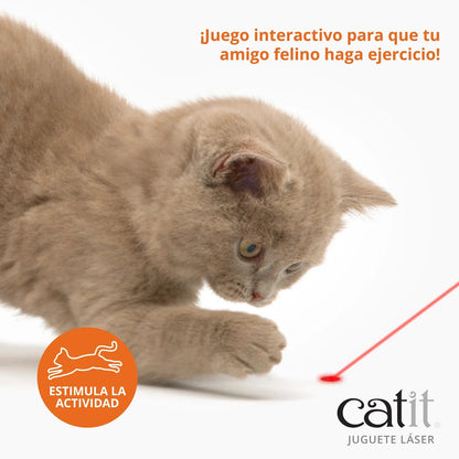 Juguete láser para gatos con forma de ratón Catit