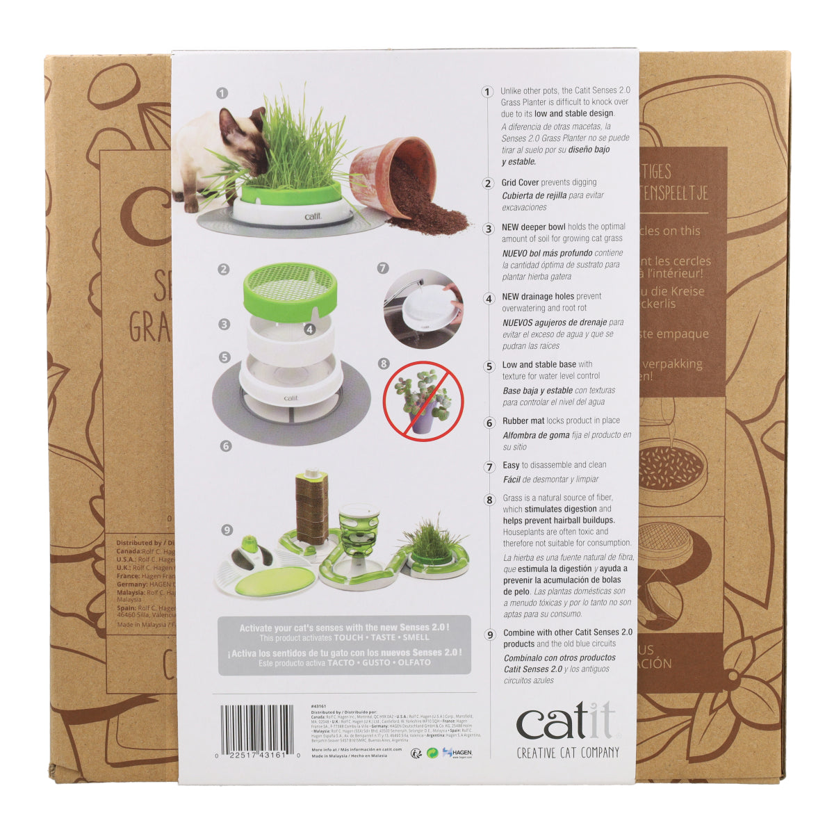 Germinador con hierba gatera Senses 2.0 Catit