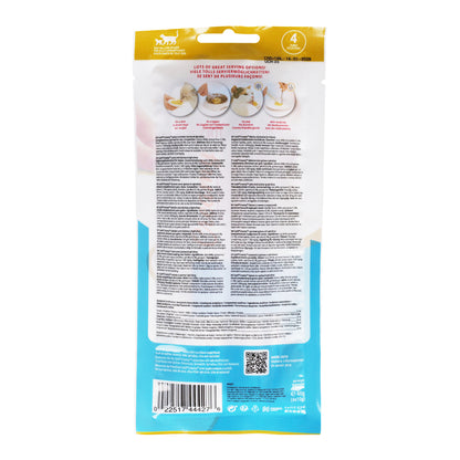 Snack con superalimentos para gatos de salmón, quinoa y espirulina Creamy Superfood 4 x 10 g Catit