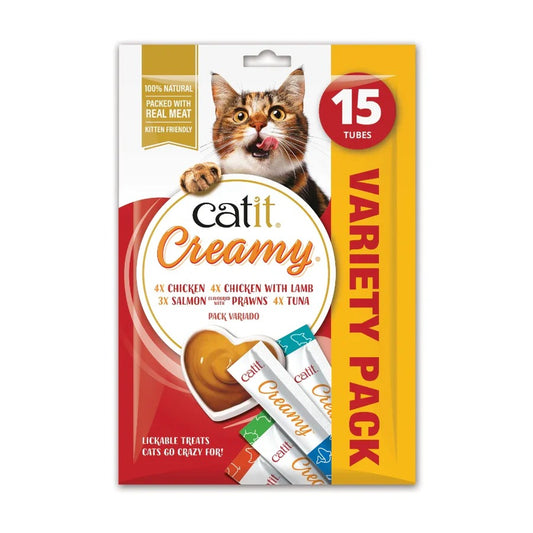 Snack líquido para gatos Creamy Multi Pack 15 x 10 g Catit
