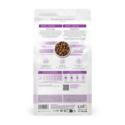 Pienso para gatos esterilizados con aves Recipes 400 g Catit