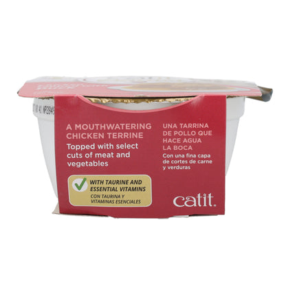 Comida húmeda para gatos Dinner pollo con pato Cuisine 75 g Catit