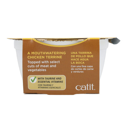 Comida húmeda para gatos Dinner pollo con hígado Cuisine 75 g Catit