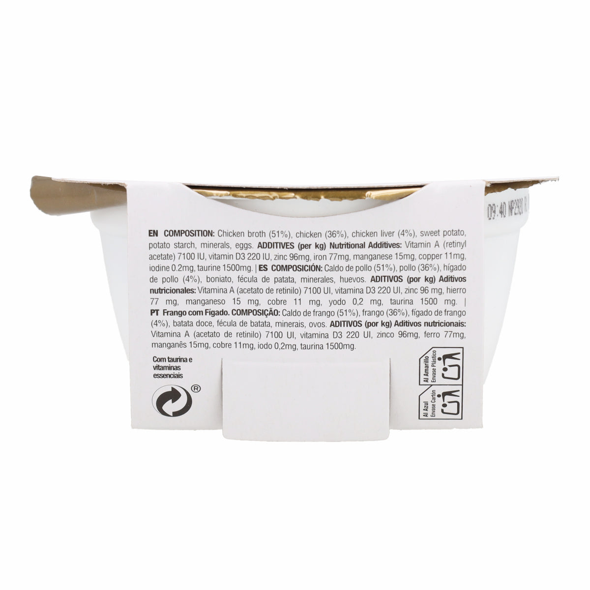 Comida húmeda para gatos Dinner pollo con hígado Cuisine 75 g Catit