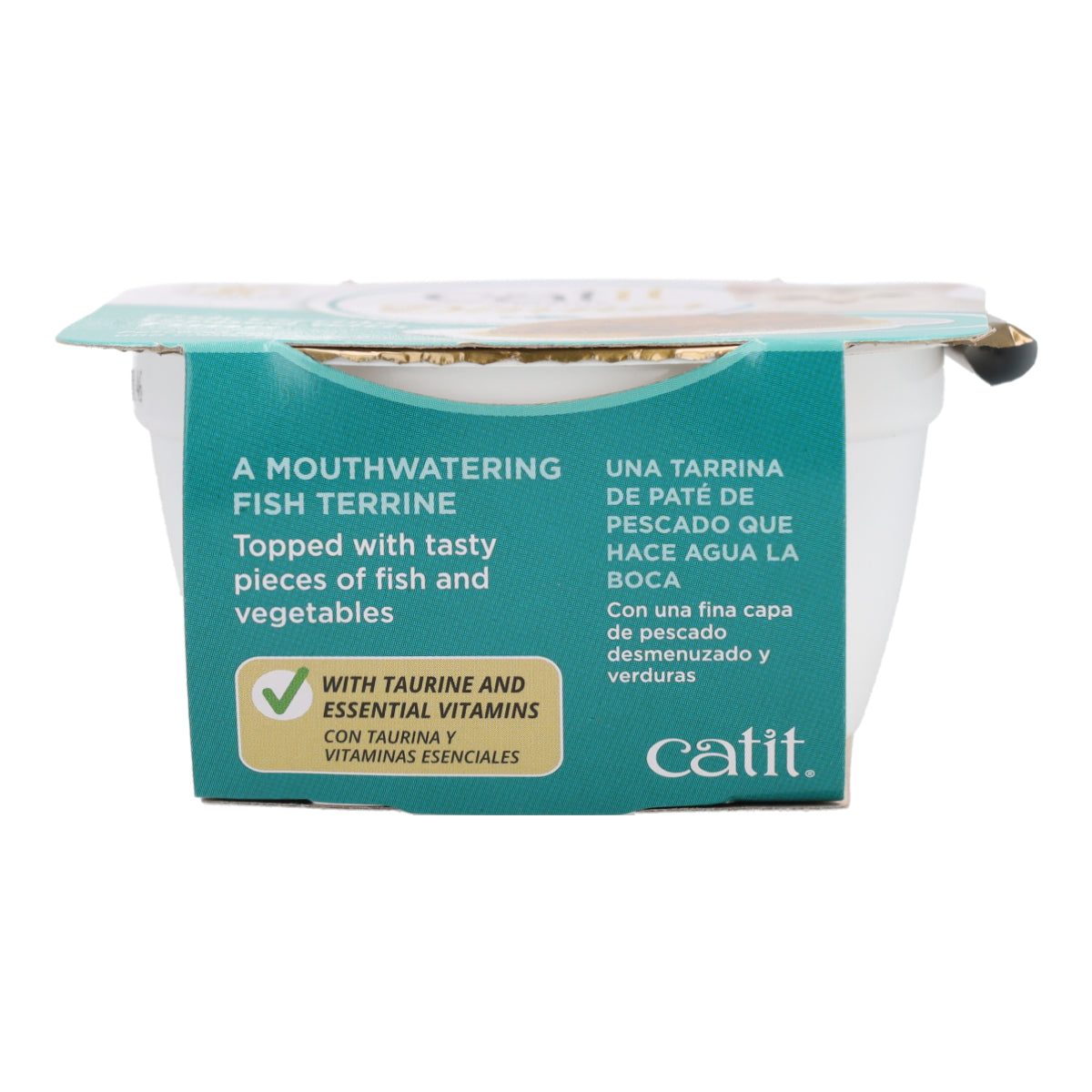 Comida húmeda para gatos Dinner pescado con atún Cuisine 75 g Catit