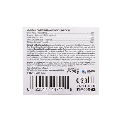 Comida húmeda para gatos Dinner pescado con atún Cuisine 75 g Catit