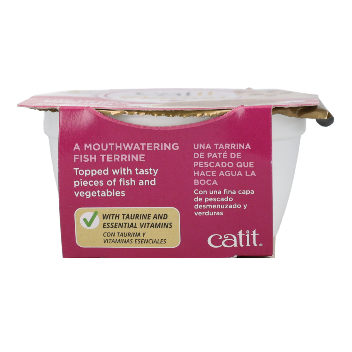 Comida húmeda para gatos Dinner pescado con salmón Cuisine 75 g Catit