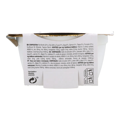 Comida húmeda para gatos Dinner pescado con sabor a cangrejo Cuisine 75 g Catit